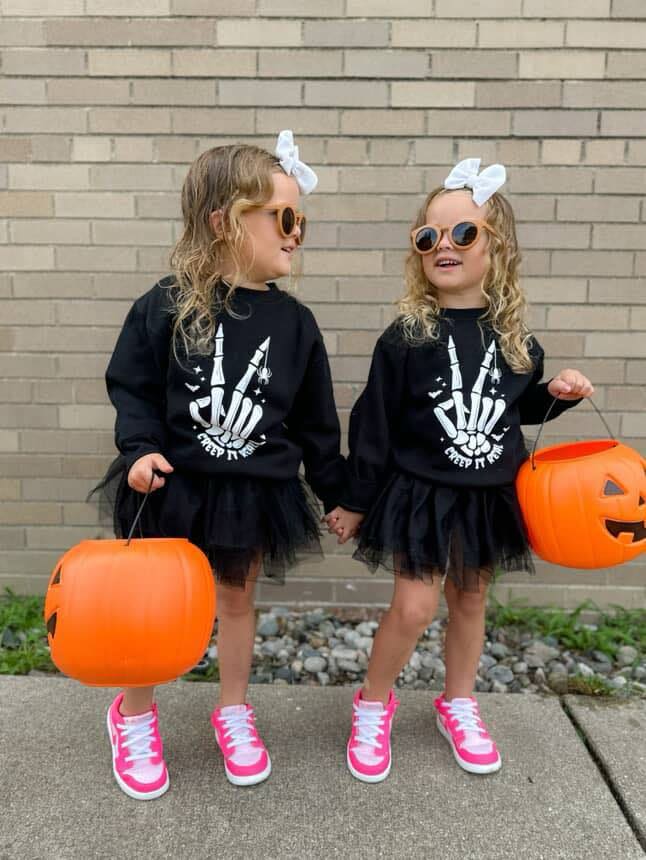 Creep It Real Toddler Crewneck Sweatshirt