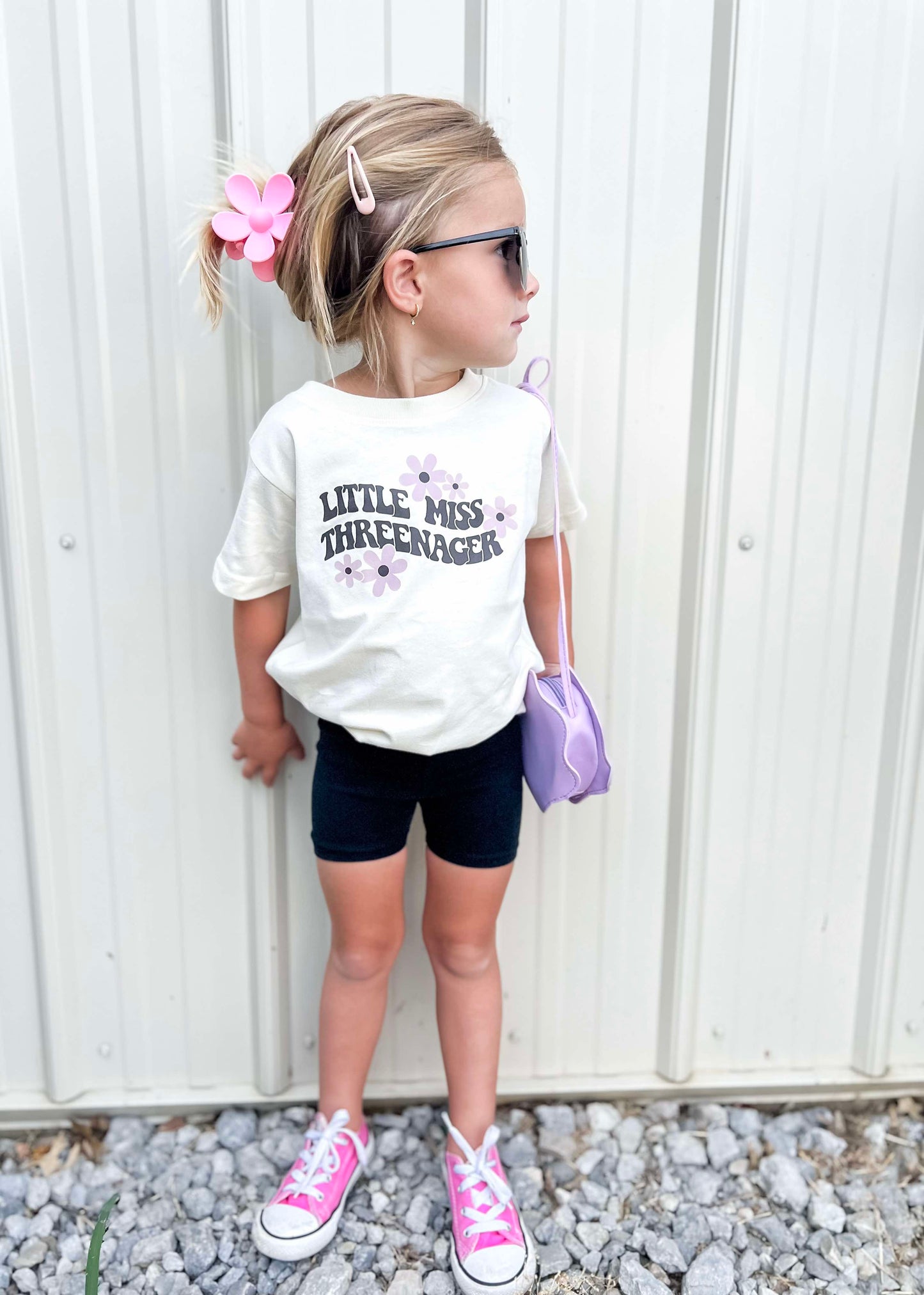 Little Miss Threenager Toddler T-Shirt