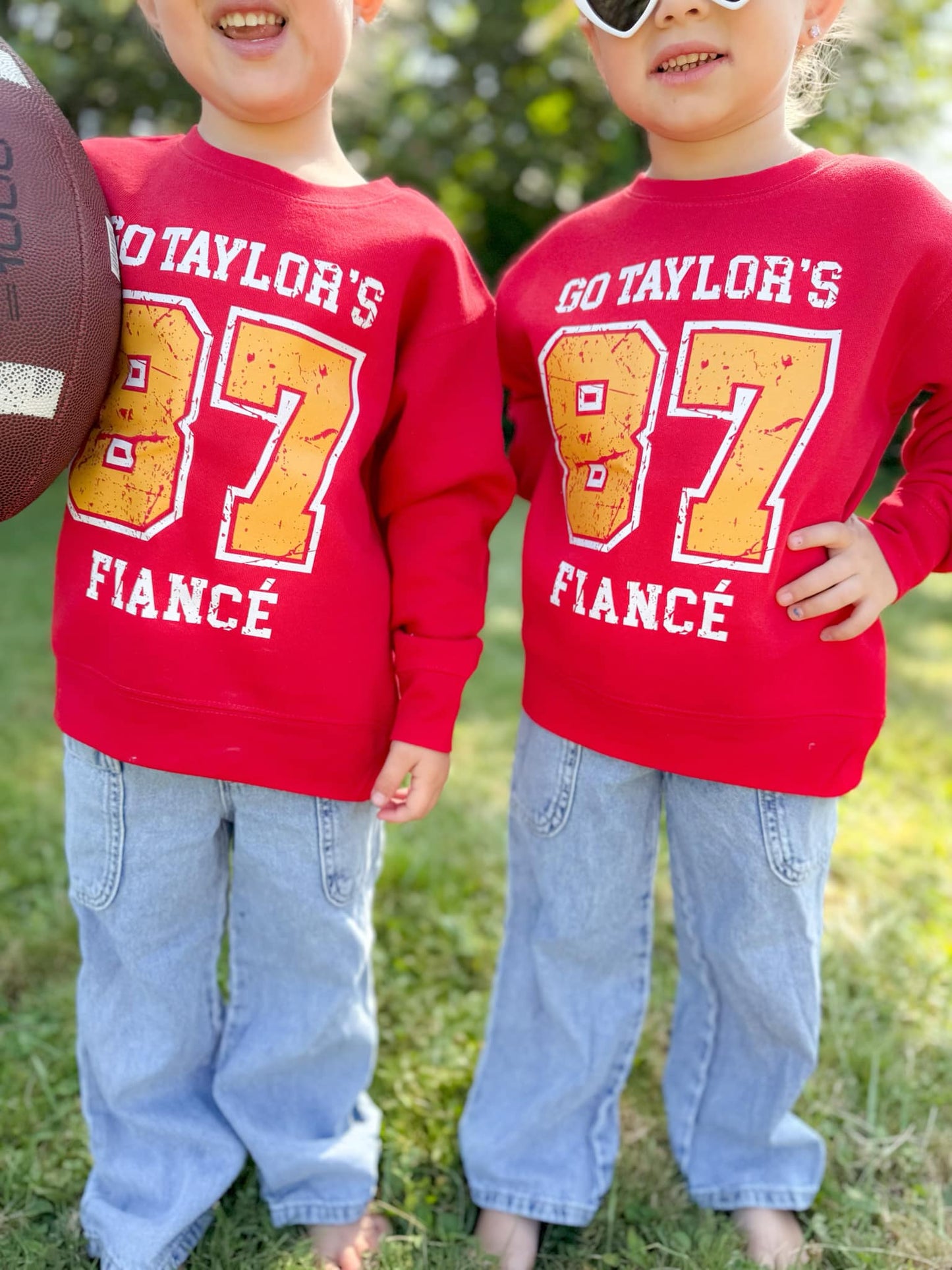 Go Taylor's Fiancé Toddler Crewneck Sweatshirt