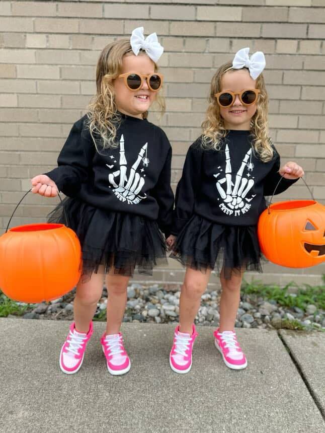 Creep It Real Toddler Crewneck Sweatshirt