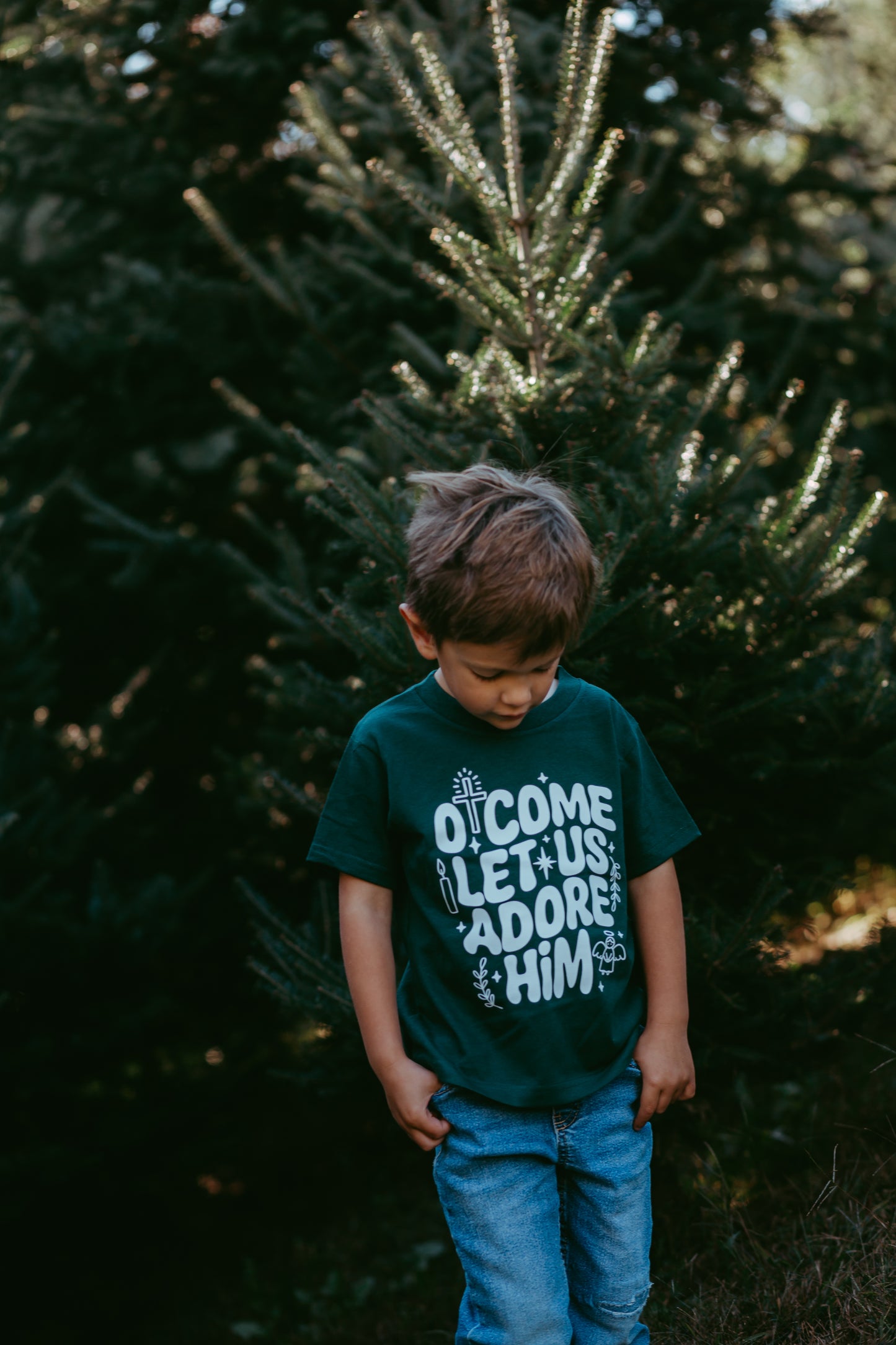 O Come Let Us Adore Him Toddler T-Shirt