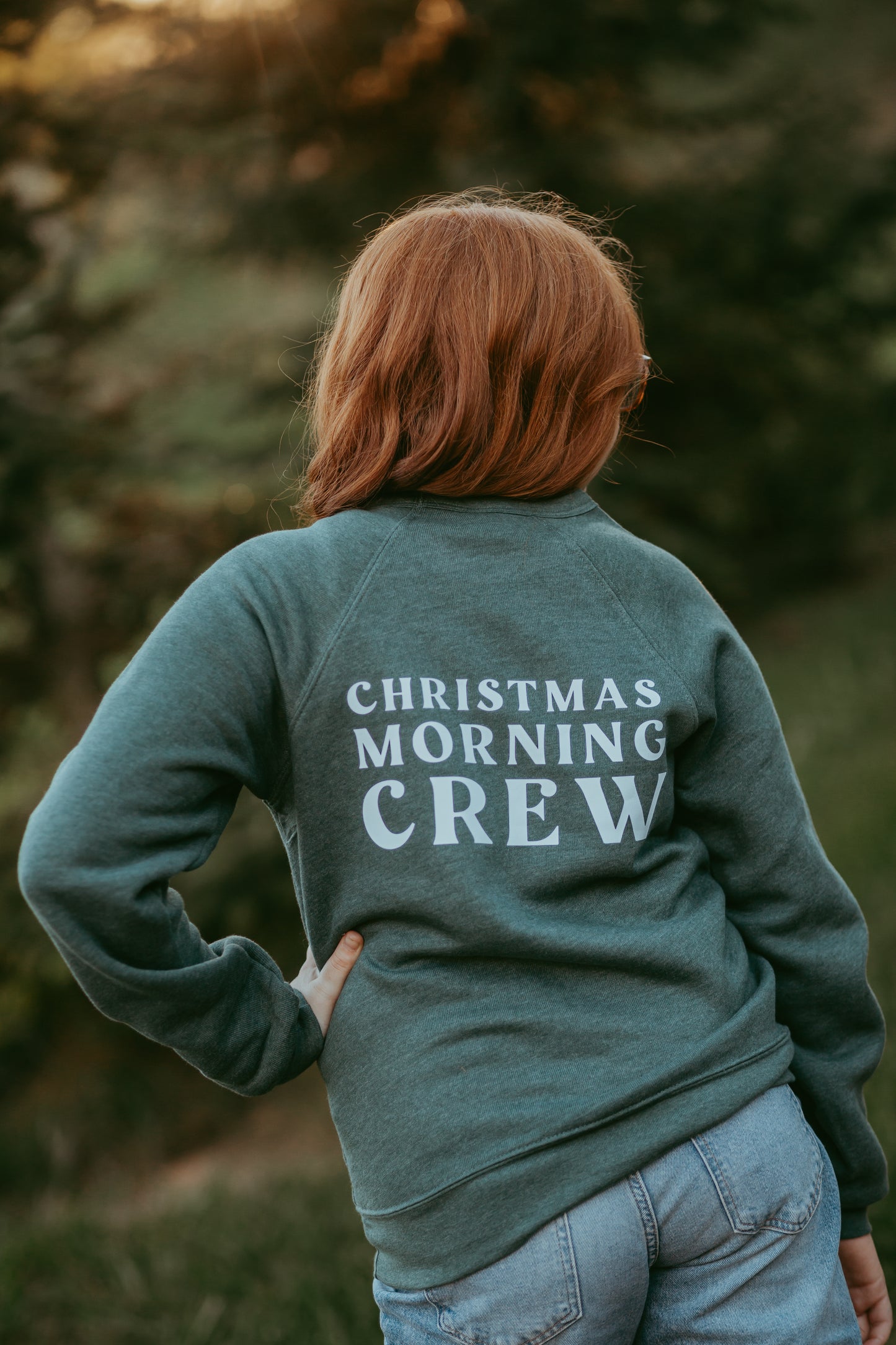Christmas Morning Crew Youth Crewneck Sweatshirt