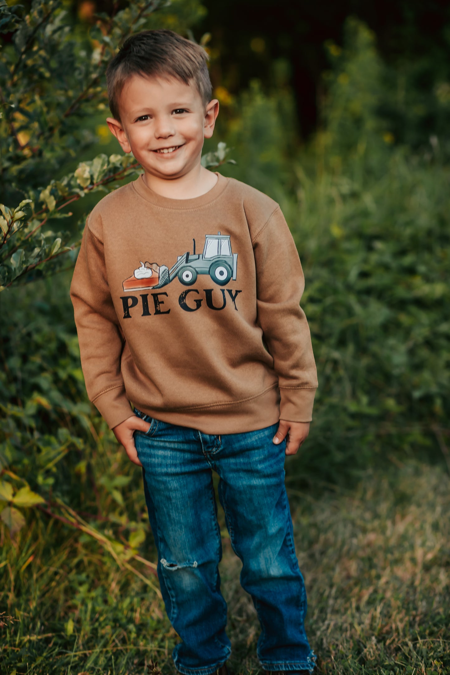 Pie Guy Toddler Crewneck Sweatshirt