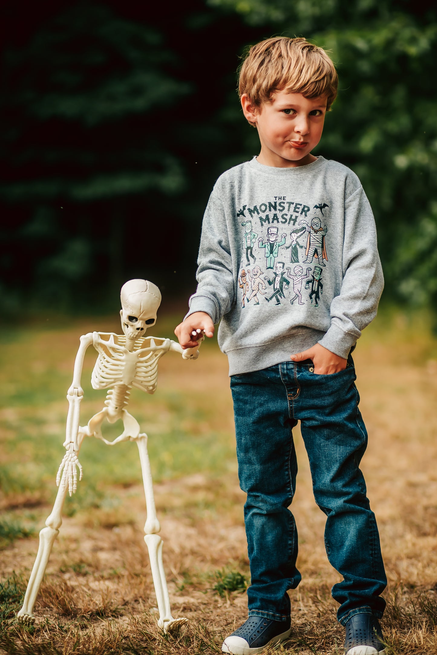 The Monster Mash Youth Crewneck Sweatshirt