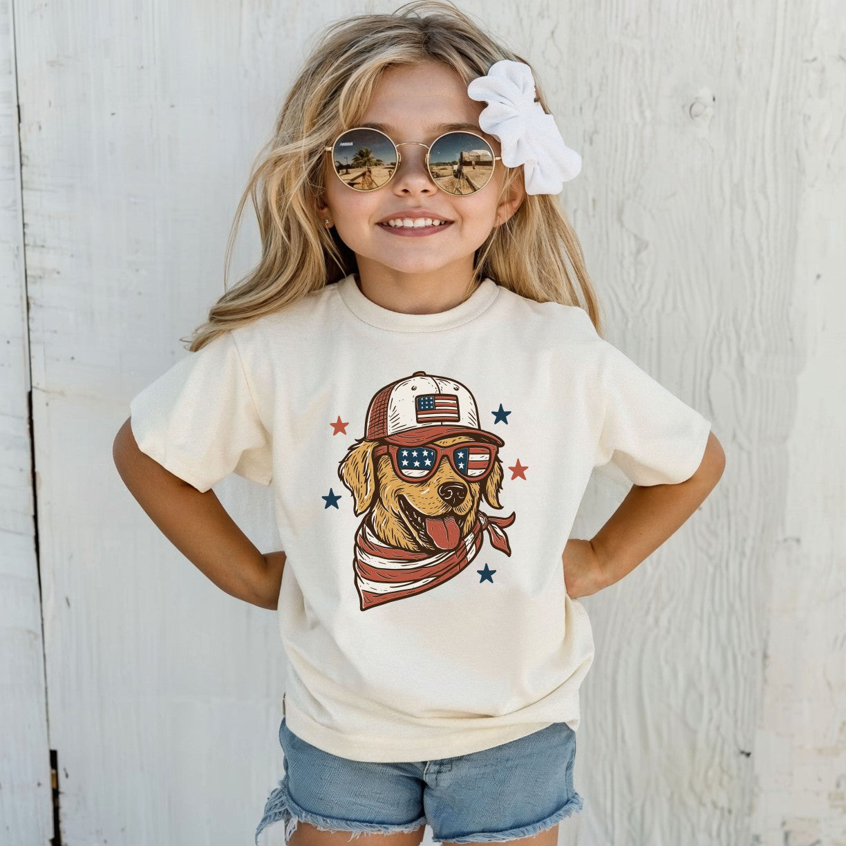 Patriotic Dog Toddler T-Shirt