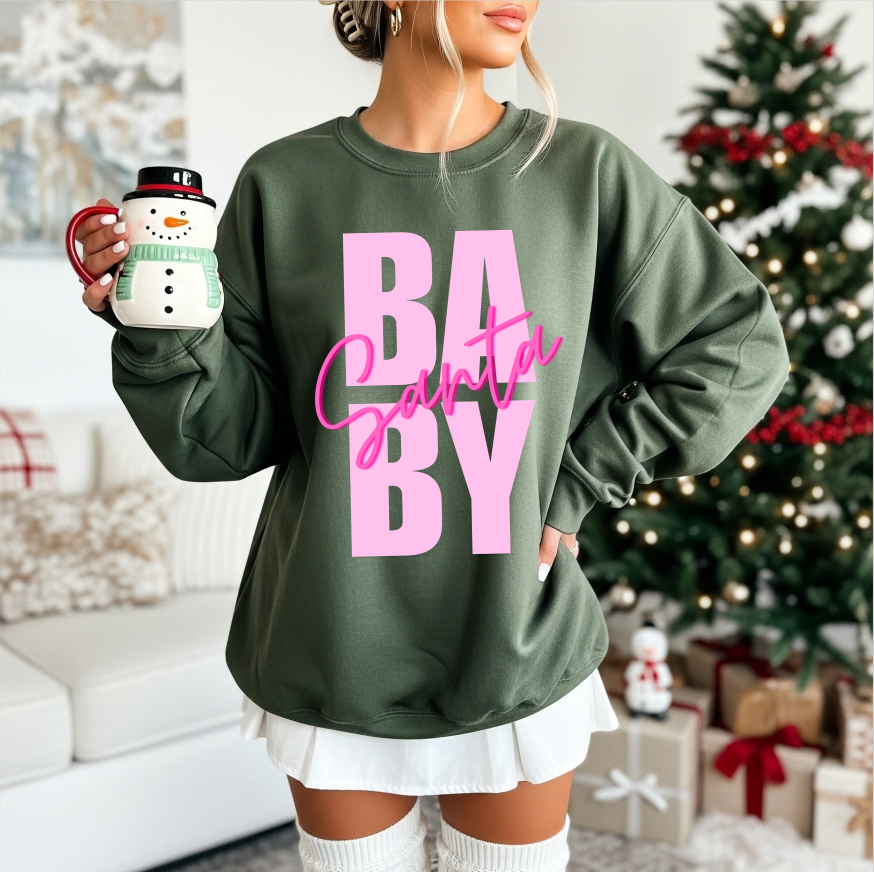 Santa Baby Crewneck Sweatshirt