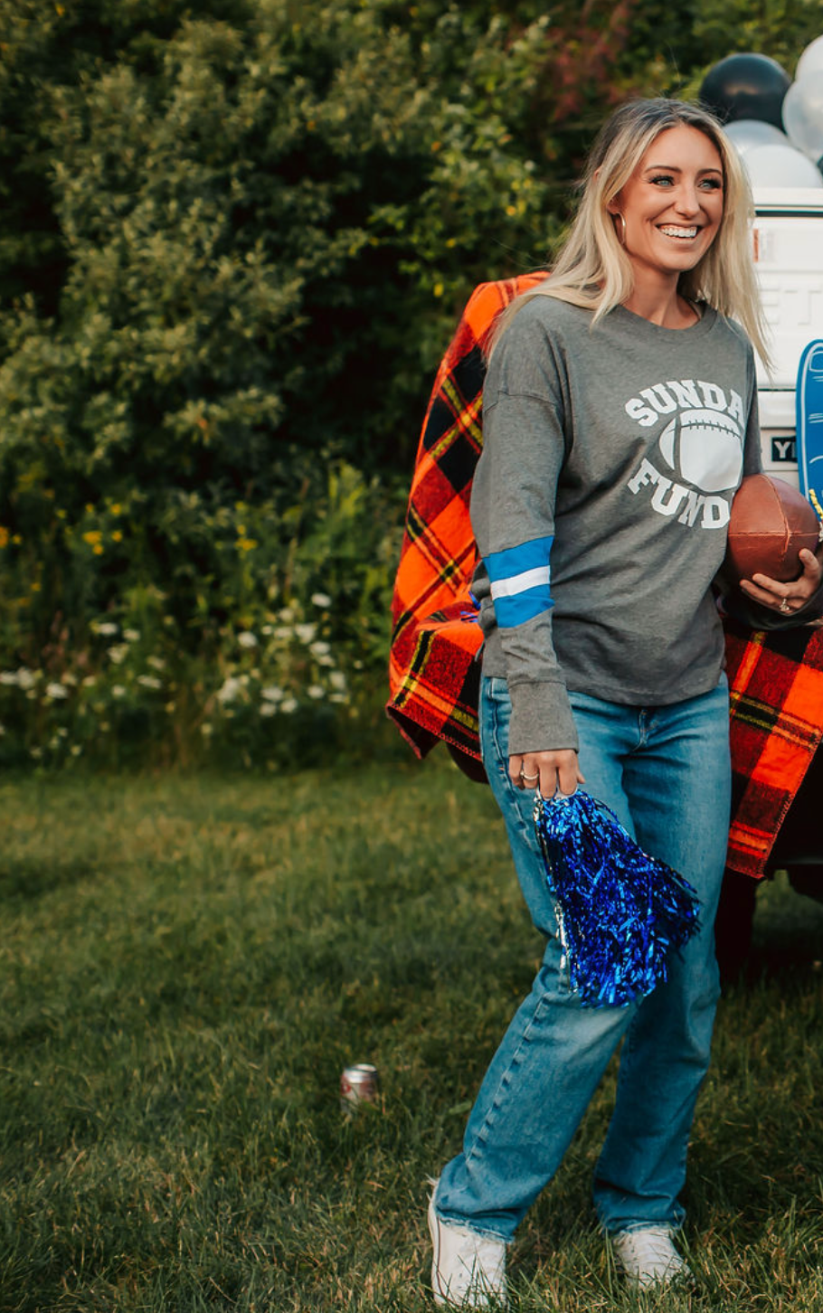 Sunday Funday Varsity Long Sleeve T-Shirt