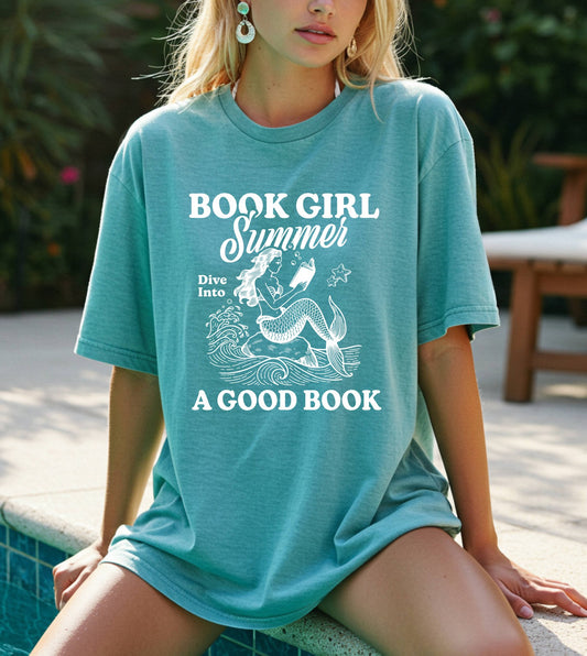 Book Girl Summer T-Shirt