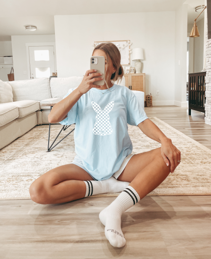 Checkered Bunny T-Shirt