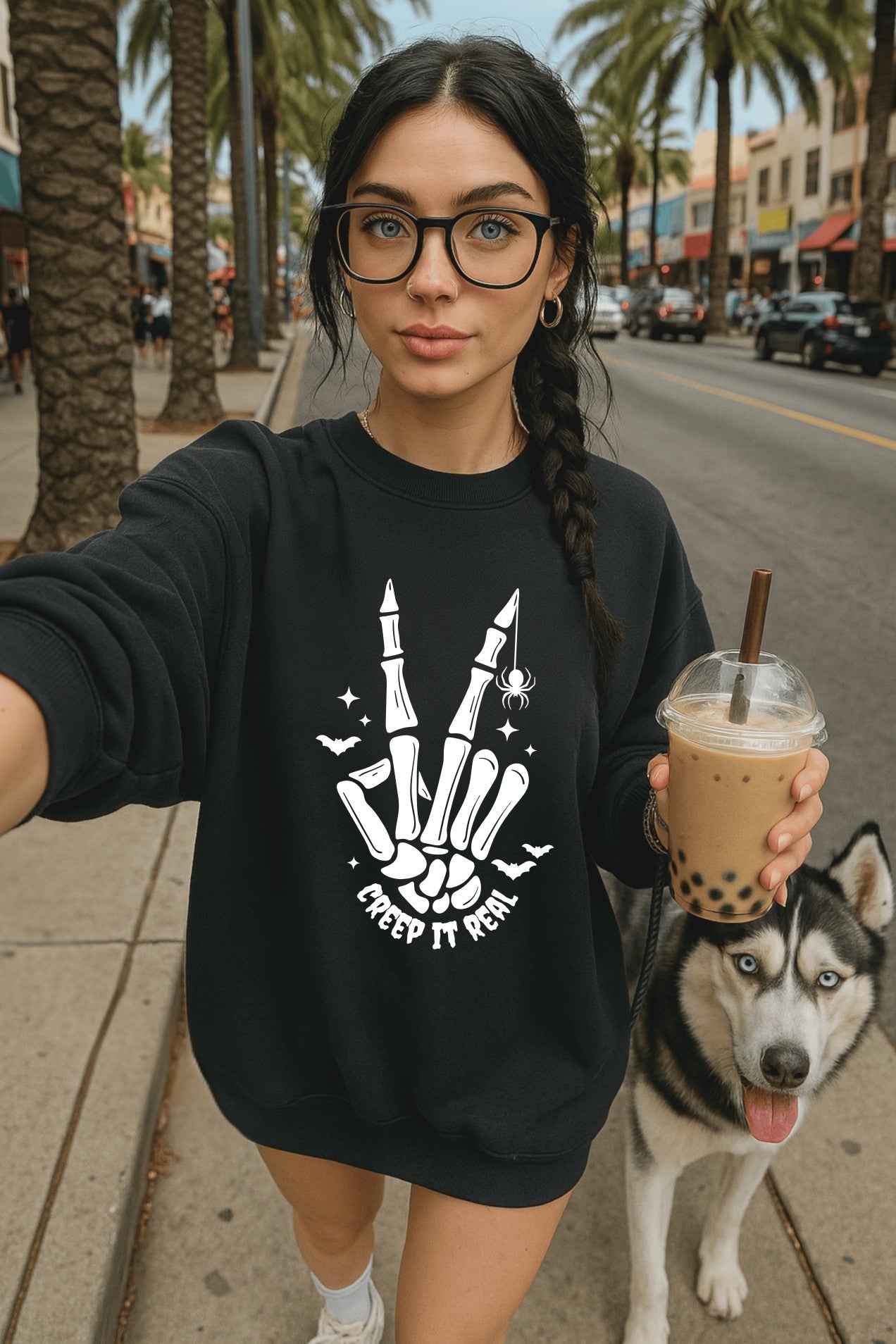 Creep It Real Crewneck Sweatshirt