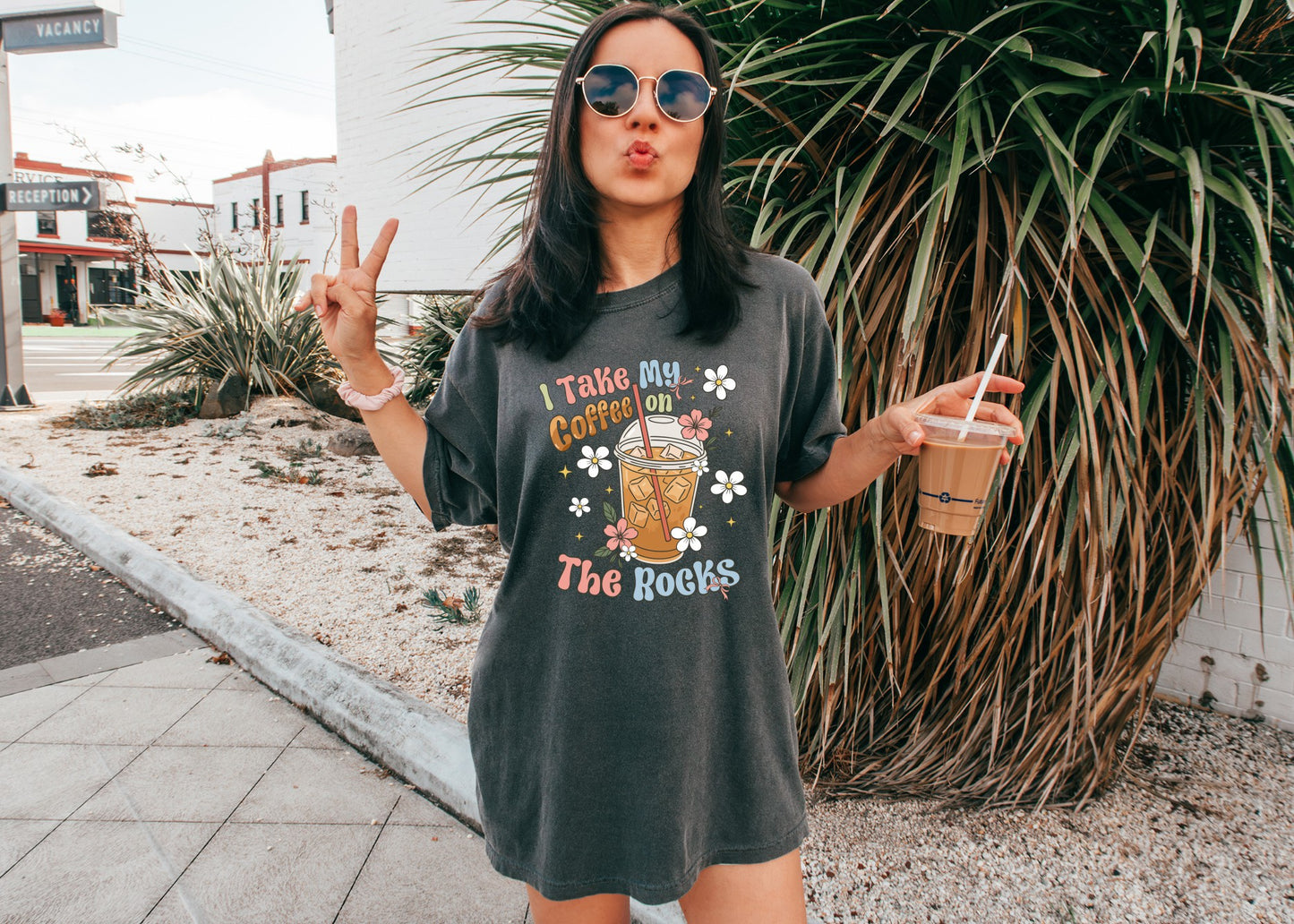 I Take My Coffee On The Rocks T-Shirt