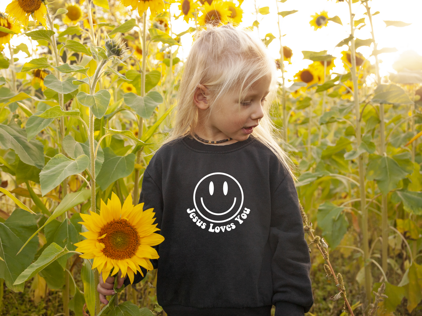 Jesus Loves You Toddler Crewneck Sweatshirt