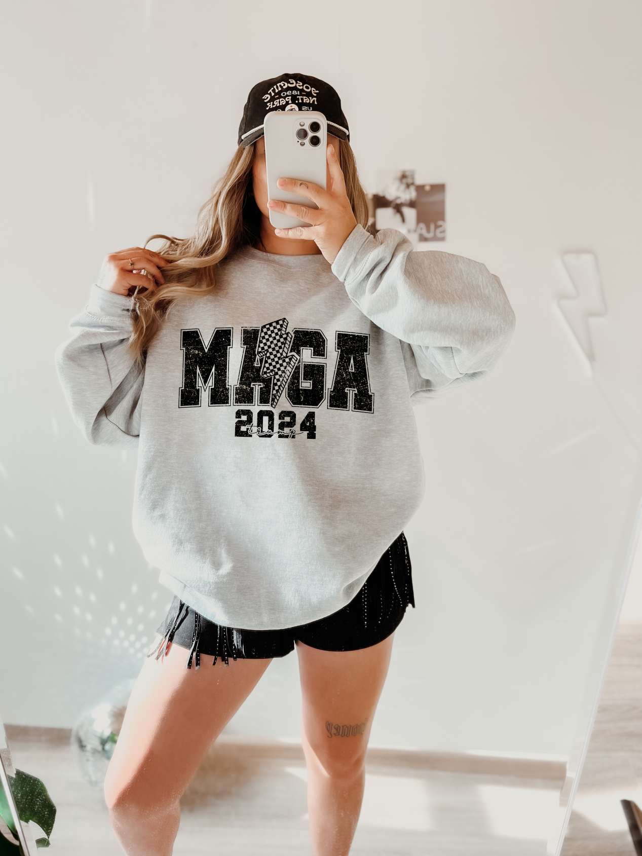 MAGA Crewneck Sweatshirt Little Thread Co