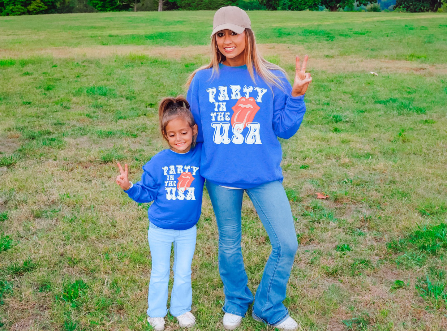 Party In The USA Toddler Crewneck Sweatshirt