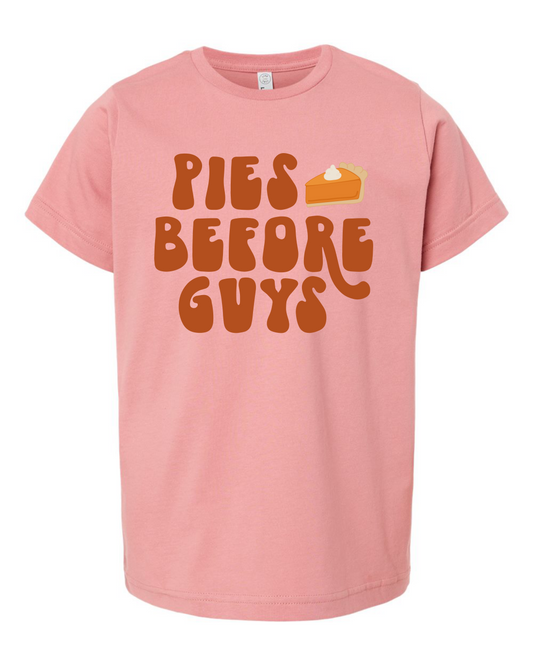 Pies Before Guys Youth T-Shirt