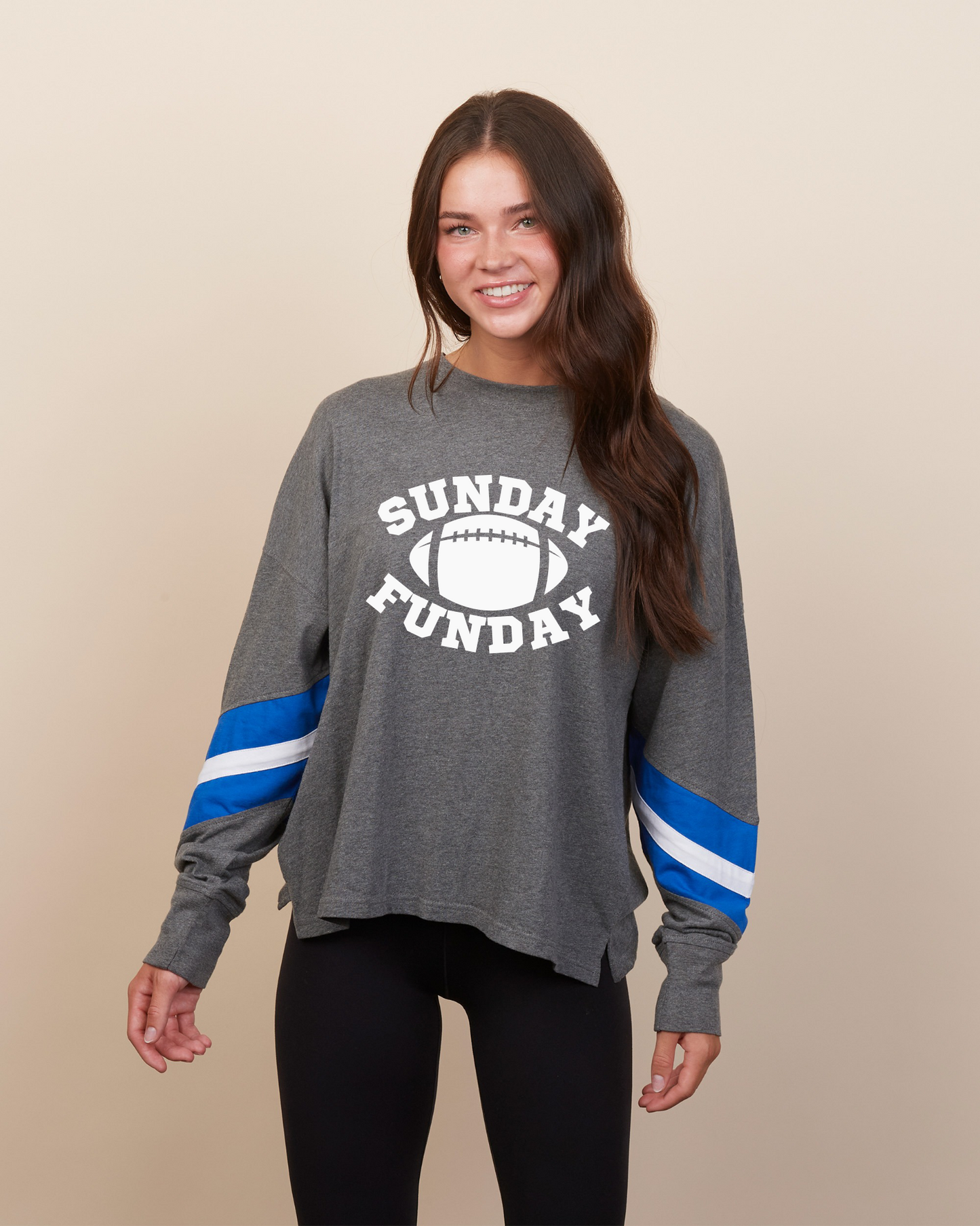 Sunday Funday Varsity Long Sleeve T-Shirt