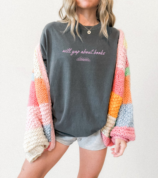 Will Yap About Books T-Shirt