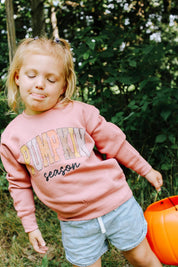 Pumpkin Season Toddler/Youth Crewneck Sweatshirt