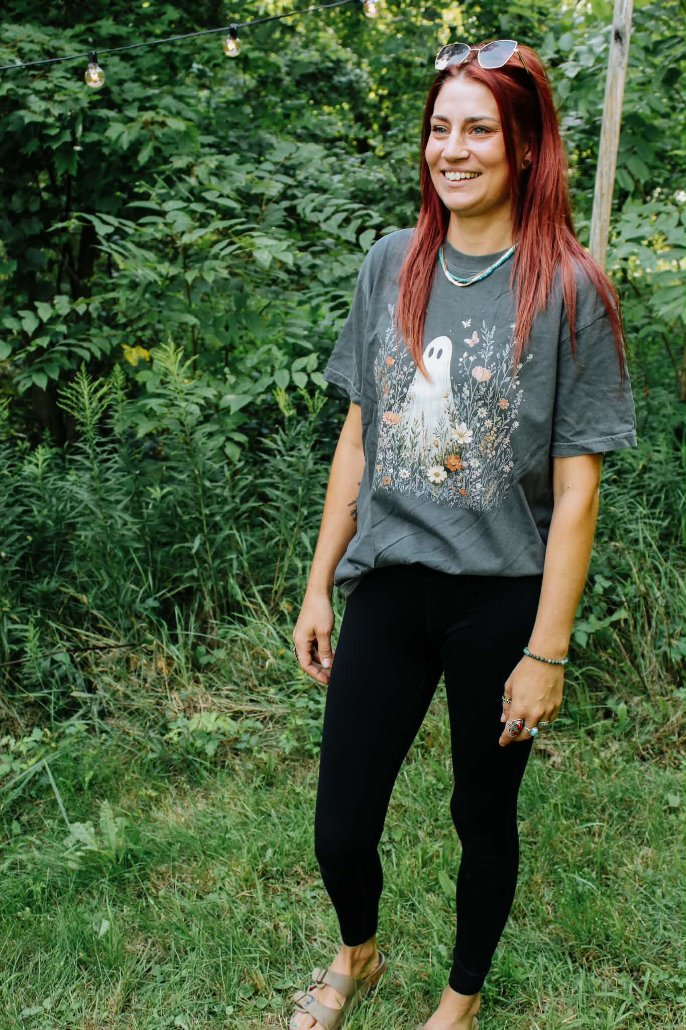 Flower Field Ghost T-Shirt