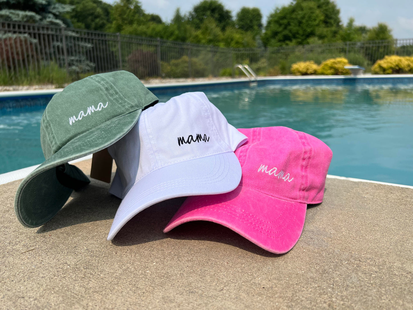 Mama Embroidery Baseball Cap