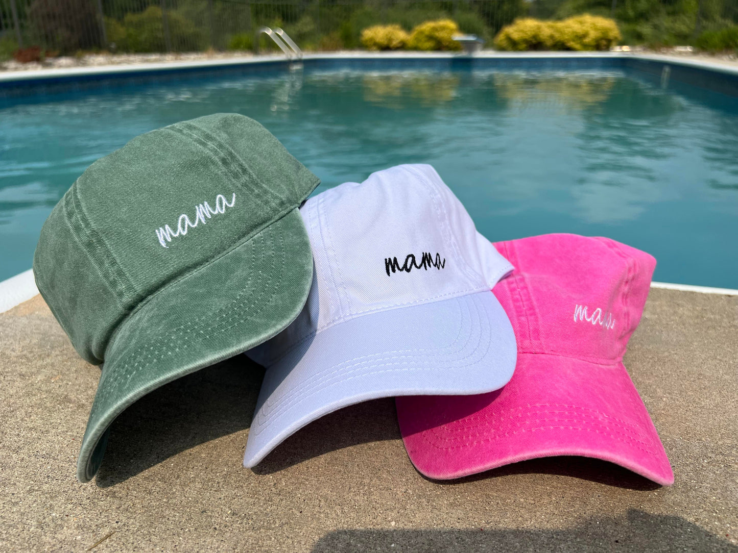 Mama Embroidery Baseball Cap