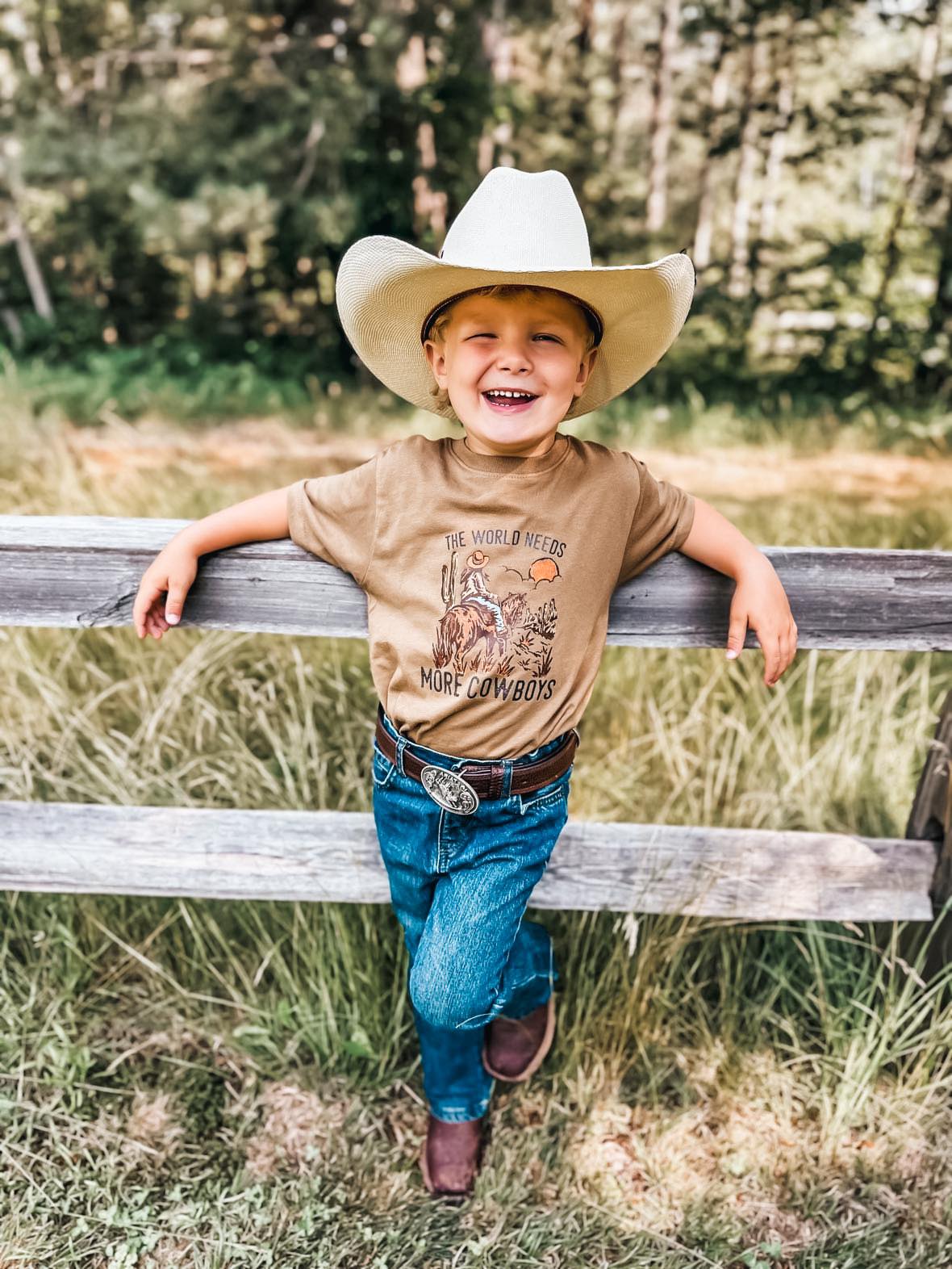 The World Needs More Cowboys Toddler T-Shirt