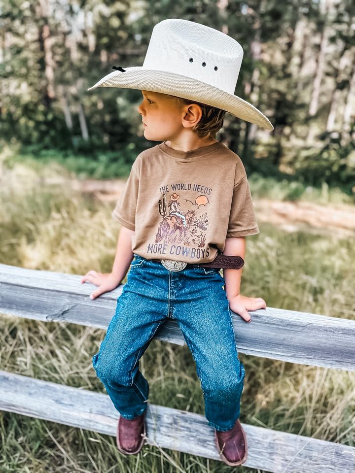 The World Needs More Cowboys Toddler T-Shirt