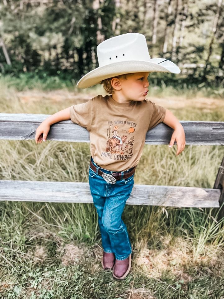 The World Needs More Cowboys Toddler T-Shirt