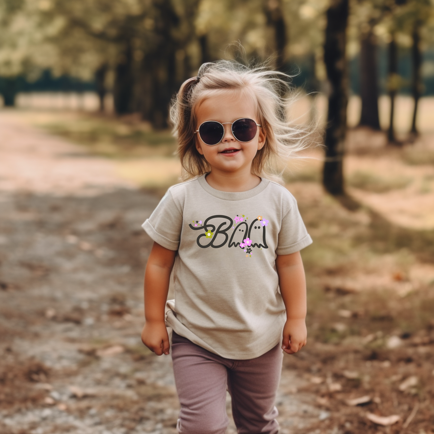 Boo Flower Toddler T-Shirt