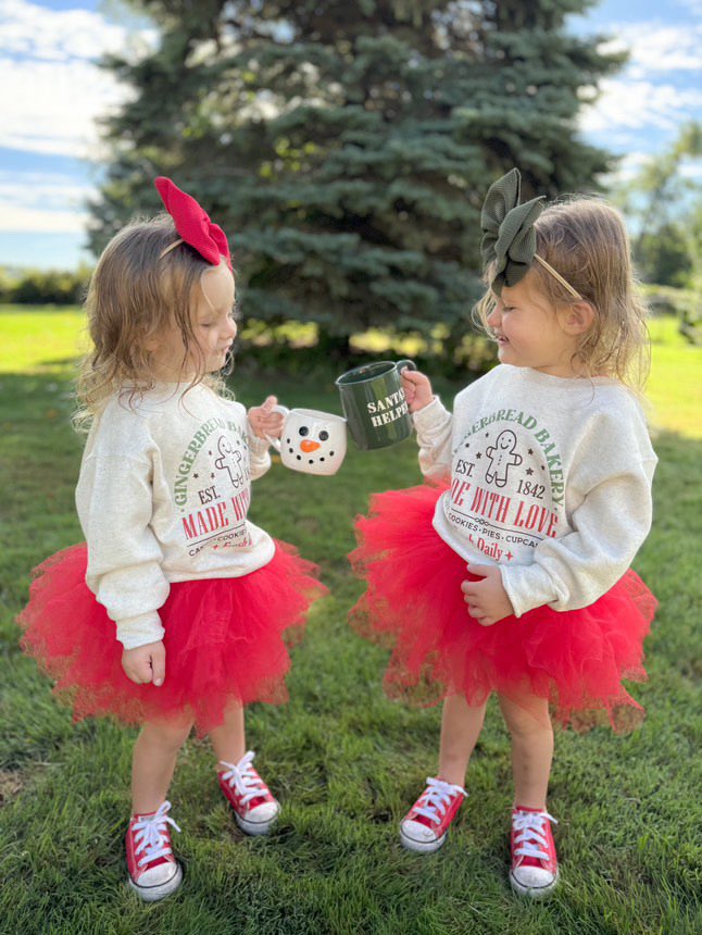 Gingerbread Bakery Toddler Crewneck Sweatshirt