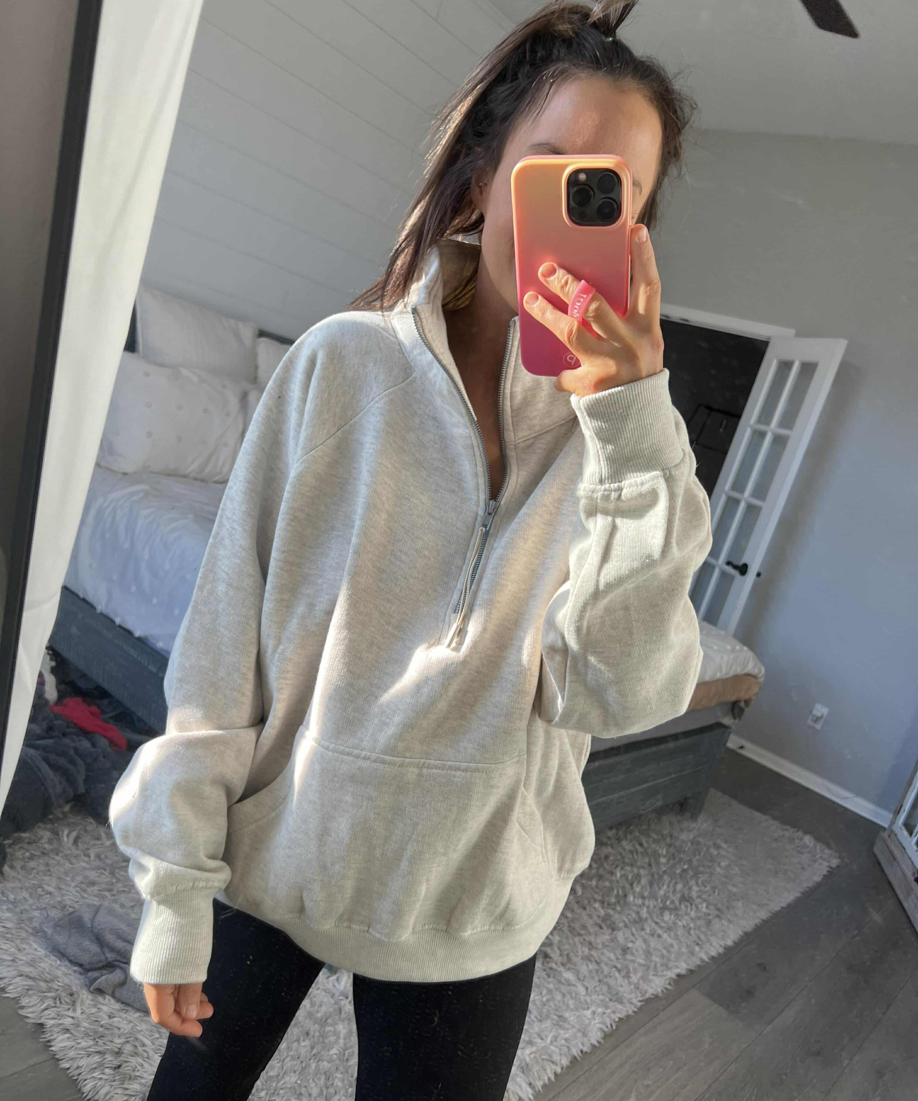 Women's Boxy Half Zip Fleece