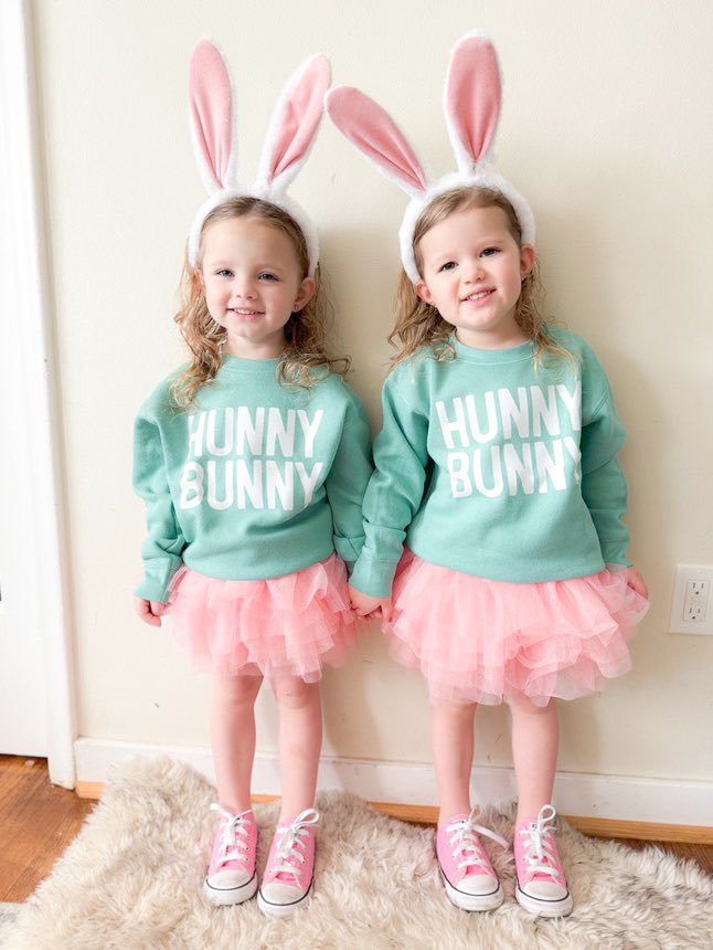 Hunny Bunny Toddler Crewneck Sweatshirt
