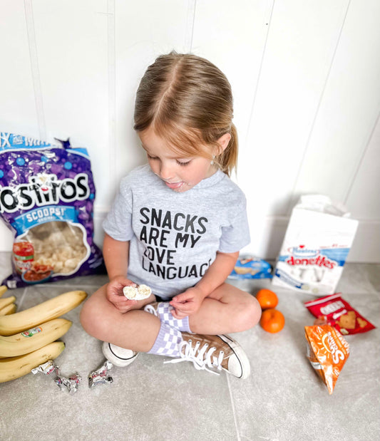 Snacks Are My Love Language Toddler T-Shirt