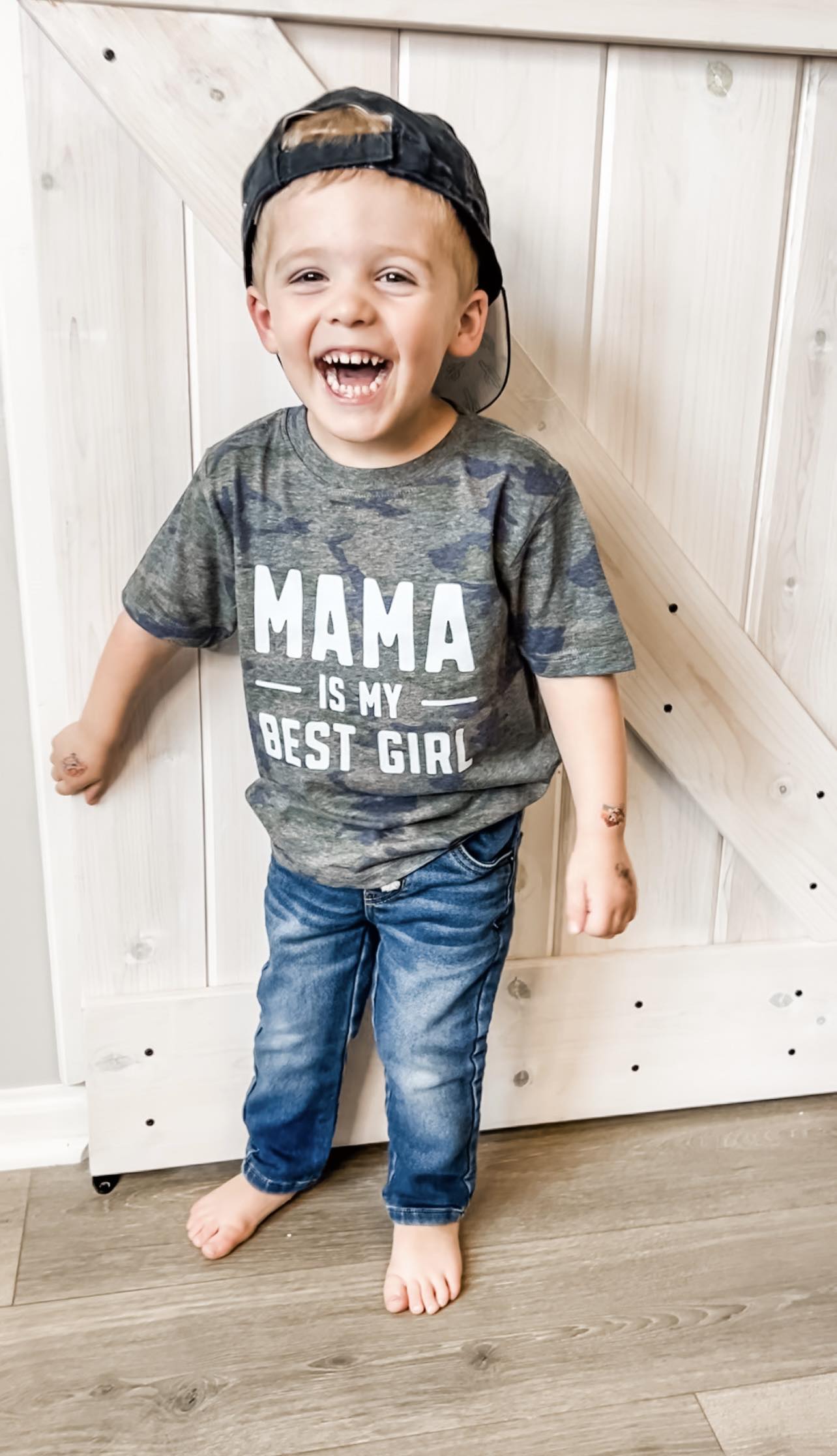 Mama Is My Best Girl Toddler T-Shirt