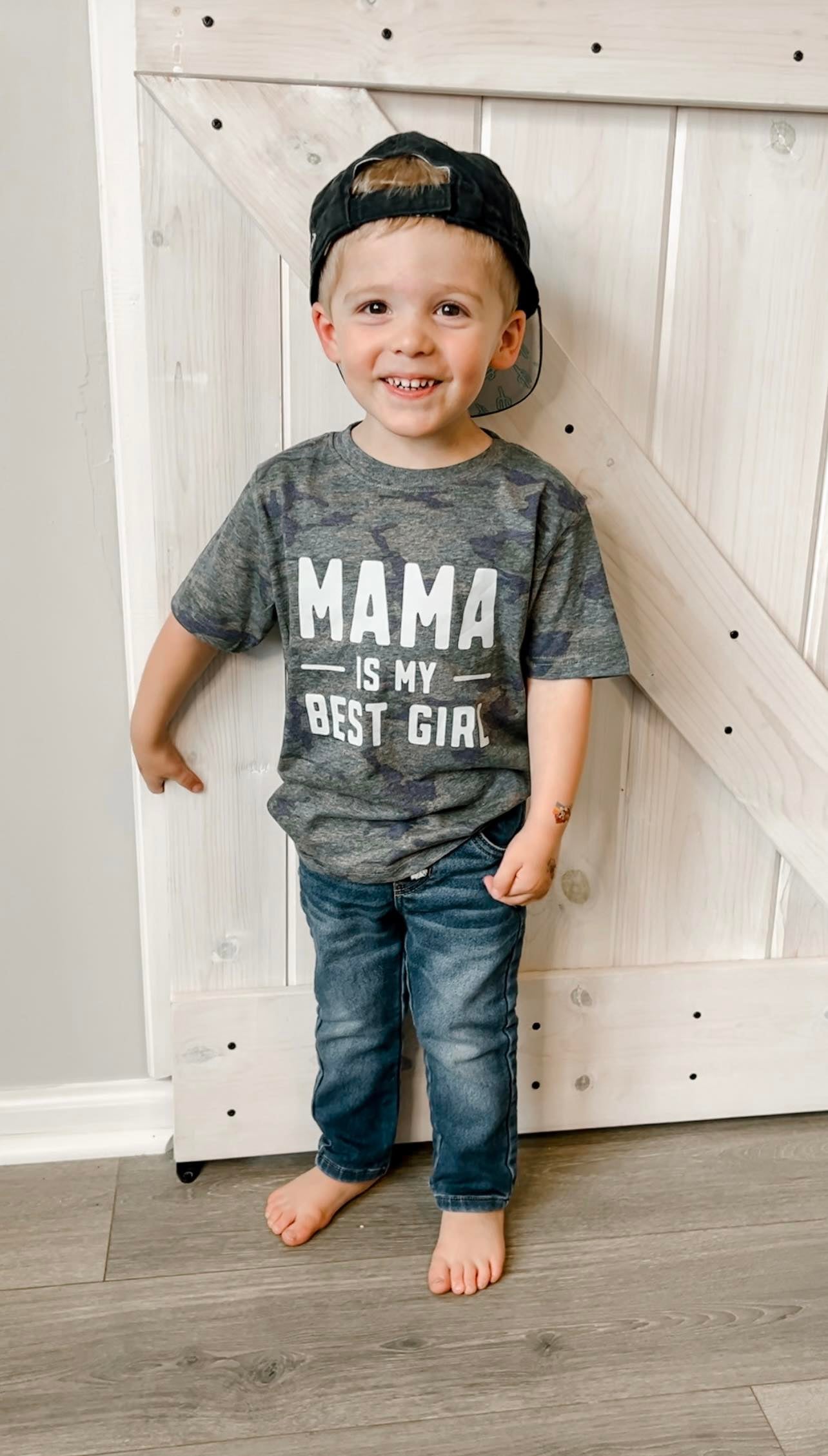 Mama Is My Best Girl Toddler T-Shirt