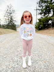 Groovy Easter Toddler Crewneck Sweatshirt