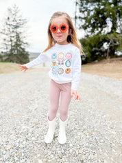 Groovy Easter Toddler Crewneck Sweatshirt