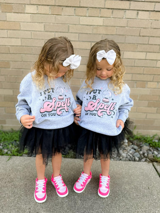 I Put A Spell On You Toddler Crewneck Sweatshirt