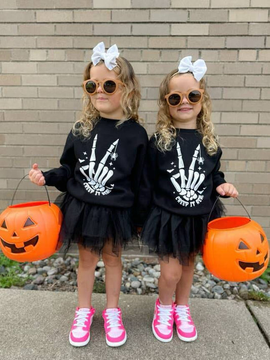 Creep It Real Toddler Crewneck Sweatshirt