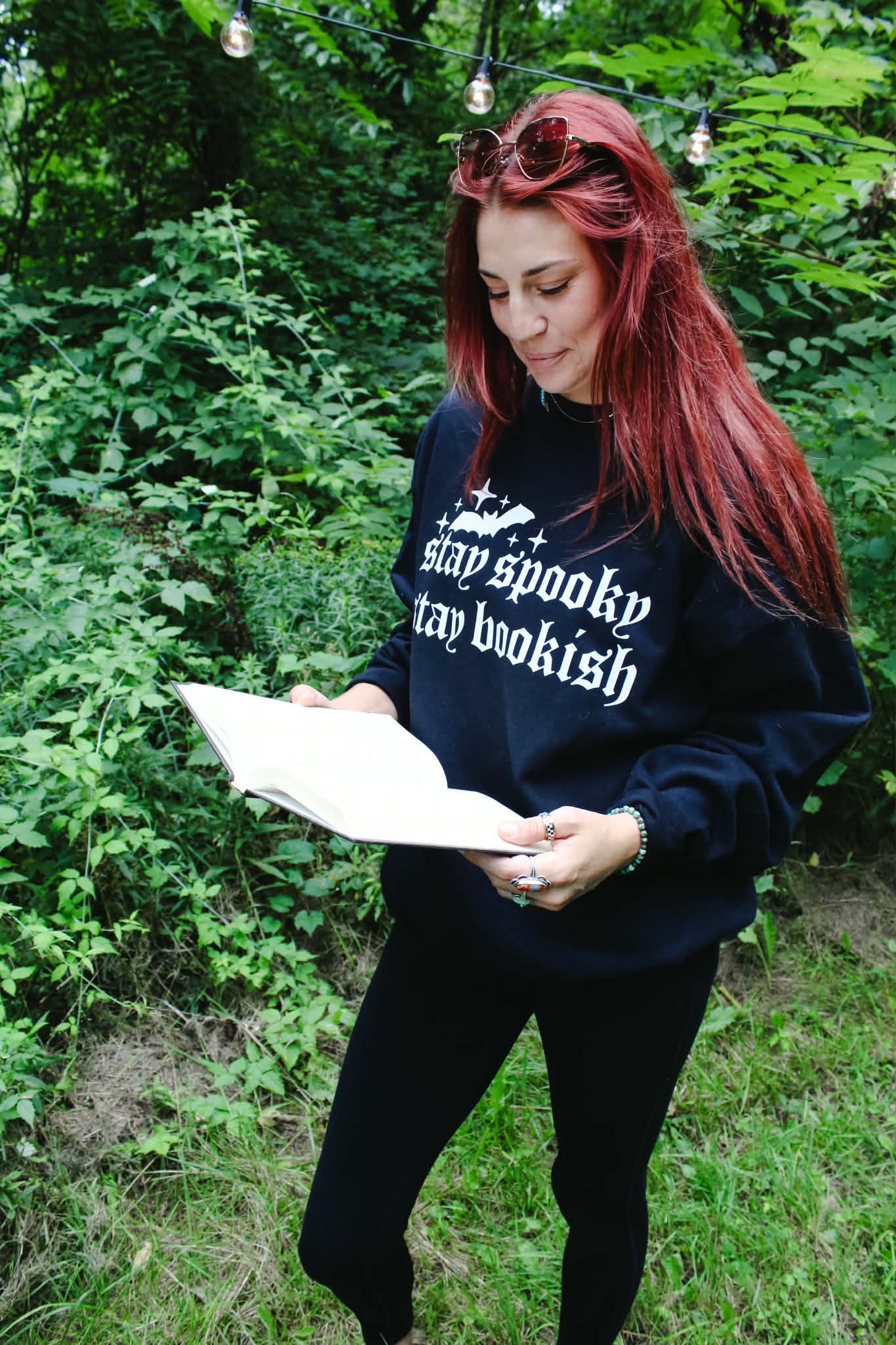 Stay Spooky, Stay Bookish Crewneck Sweatshirt
