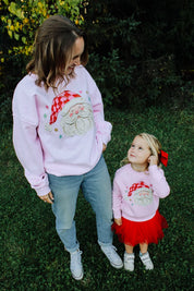 Painted Santa Crewneck Sweatshirt