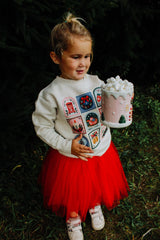 Christmas Stamps Toddler/Youth Crewneck Sweatshirt