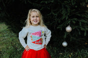 Merry And Bright Flags Toddler/Youth Crewneck Sweatshirt