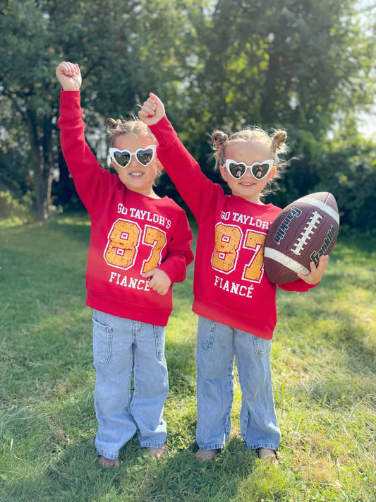 Go Taylor's Fiancé Toddler Crewneck Sweatshirt