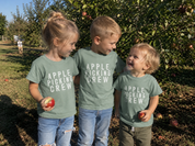 Distressed Apple Picking Crew Toddler/Youth T-Shirt