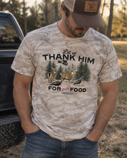 Let Us Thank Him For Our Food Adult T-Shirt
