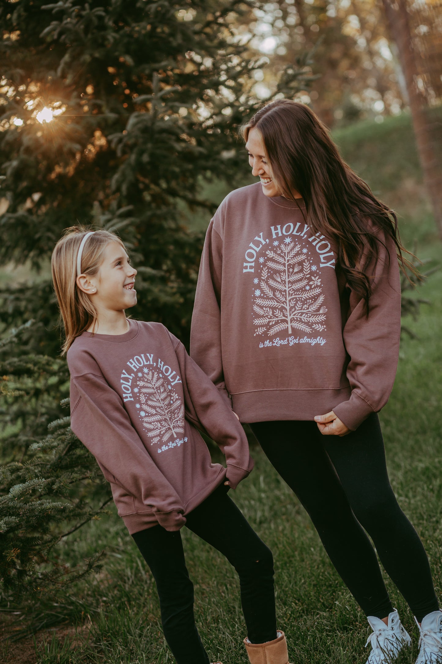 Holy Holy Holy Is The Lord God Almighty Adult Crewneck Sweatshirt