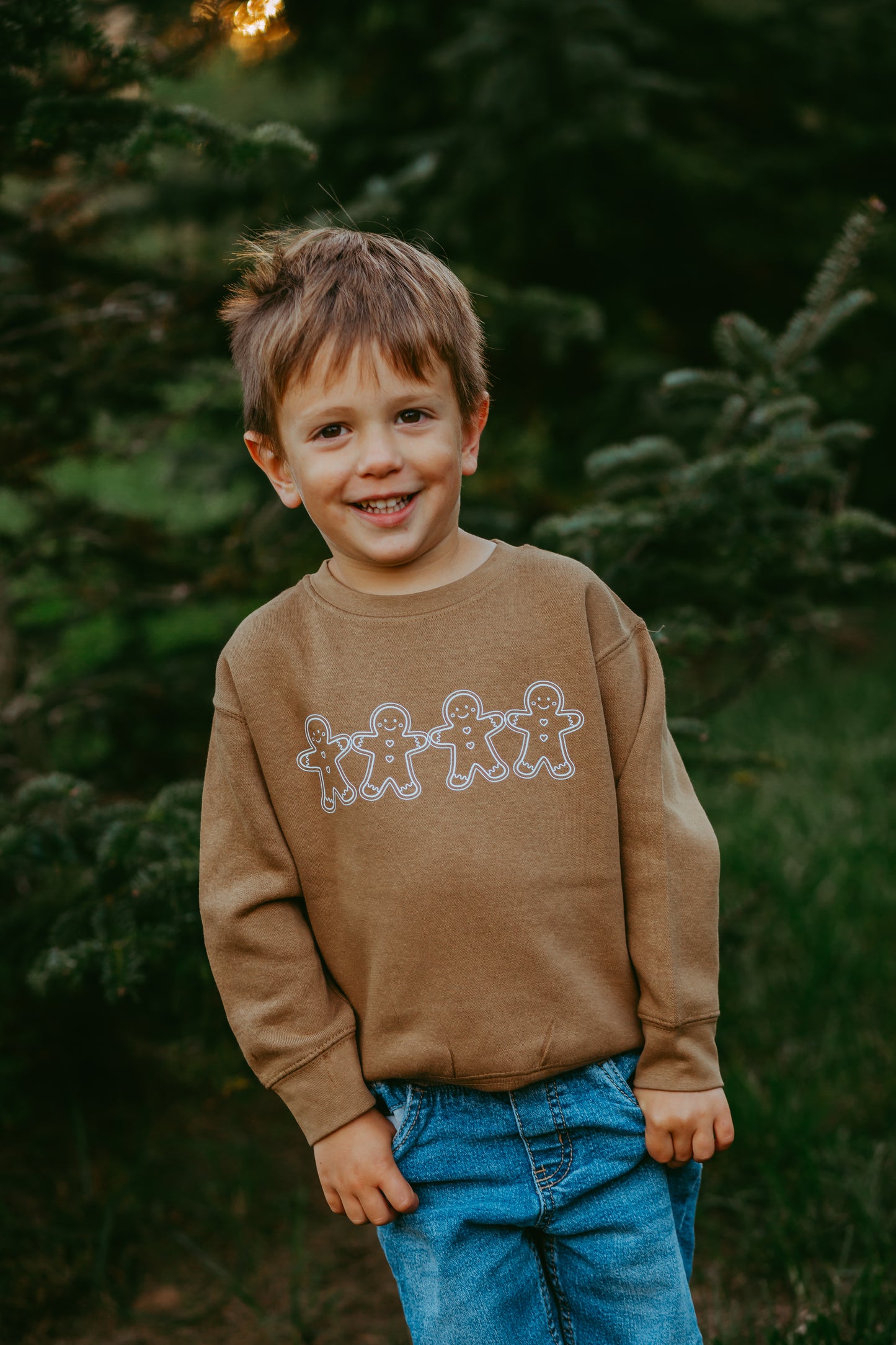 Gingerbread Men Toddler Crewneck Sweatshirt