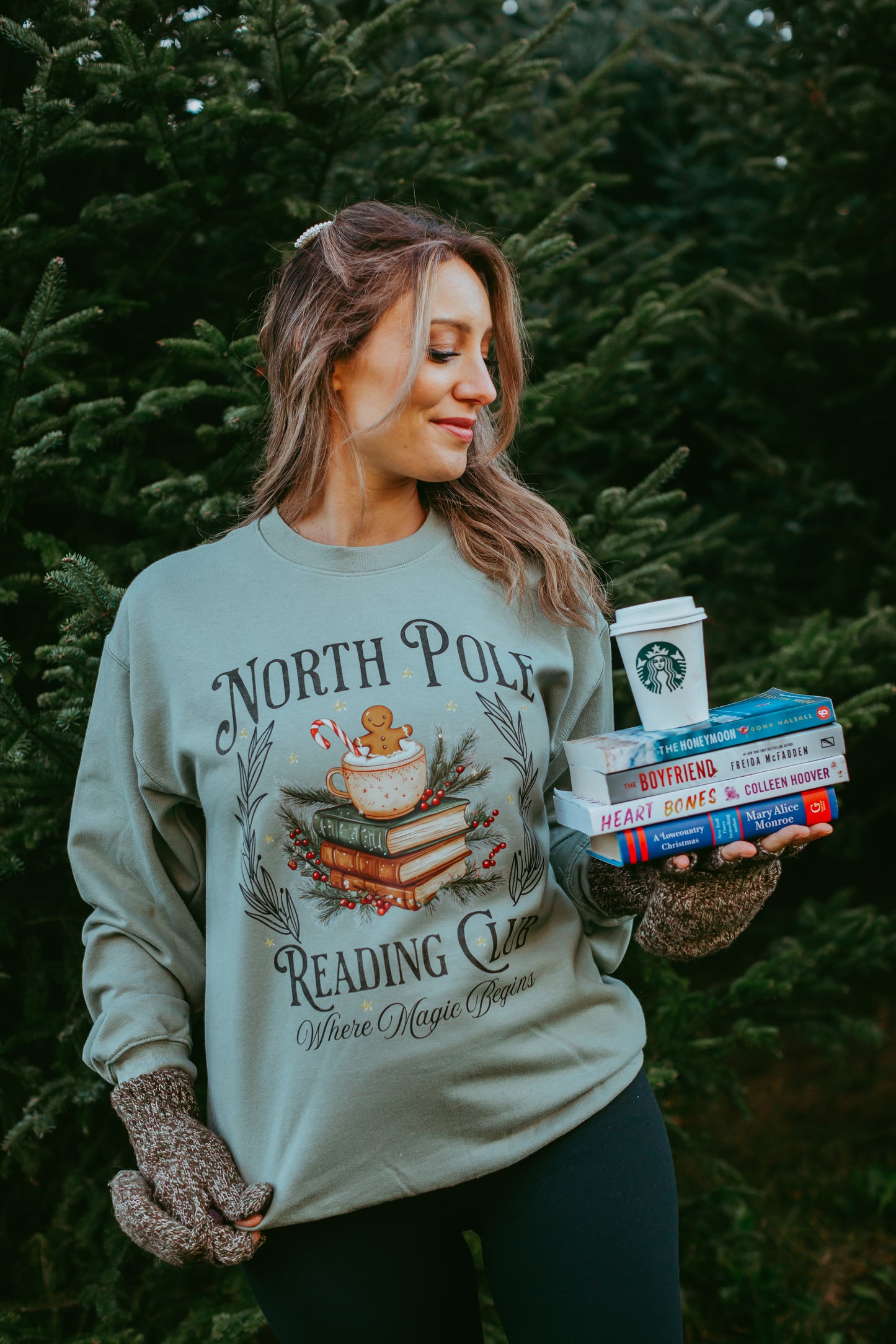 North Pole Reading Club Crewneck Sweatshirt