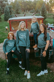 North Pole Cookies & Milk Toddler Crewneck Sweatshirt